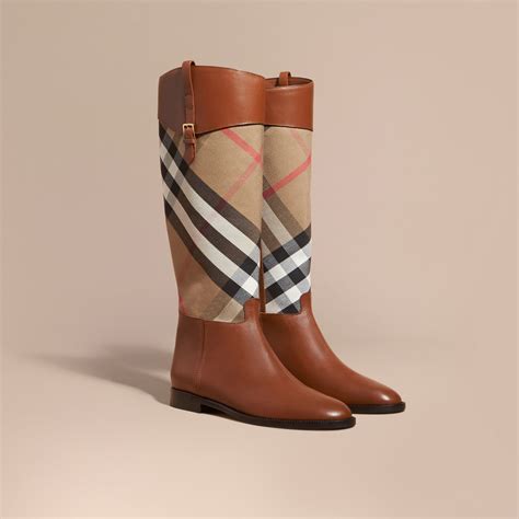 burberry stiefel damen|burberry leather shoes.